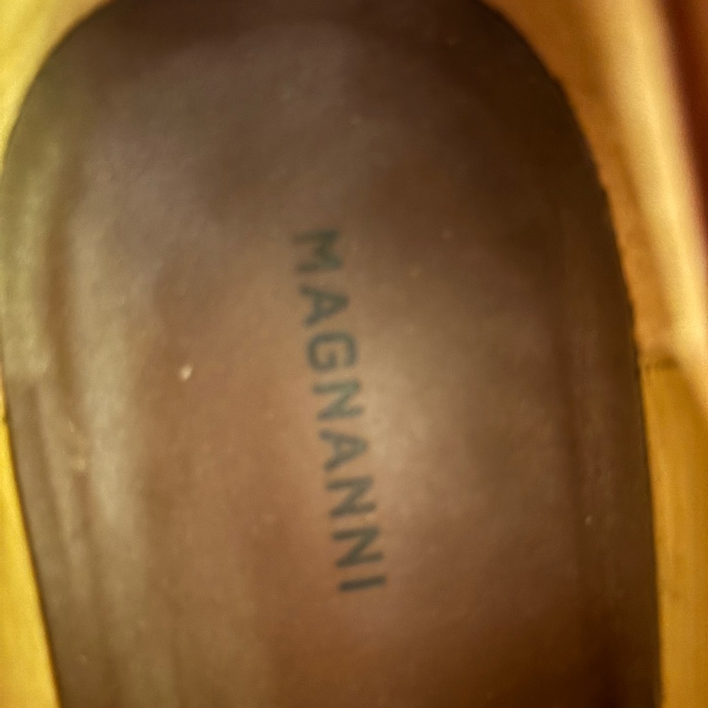 Magnanni Rich Brown‎ Leather Slip-On Loafers - Picture 6 of 12